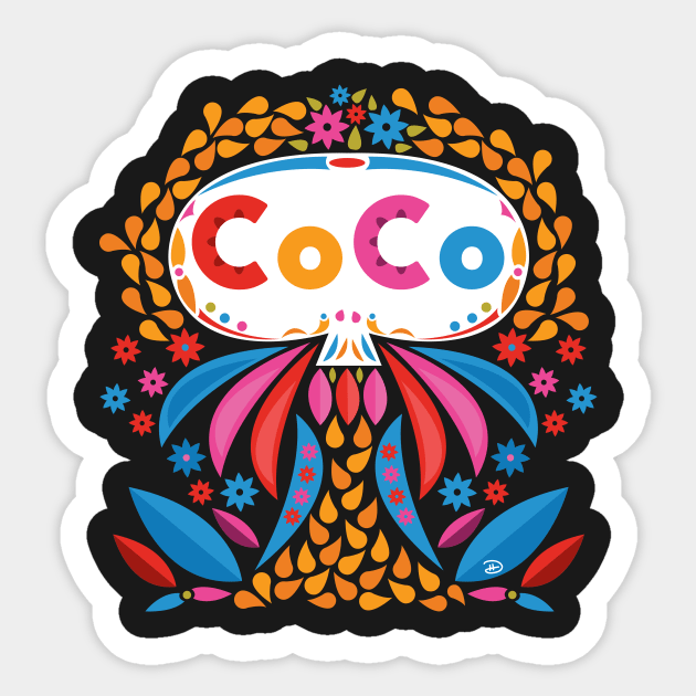 Remember Me Tree - Coco Sticker by dhartist